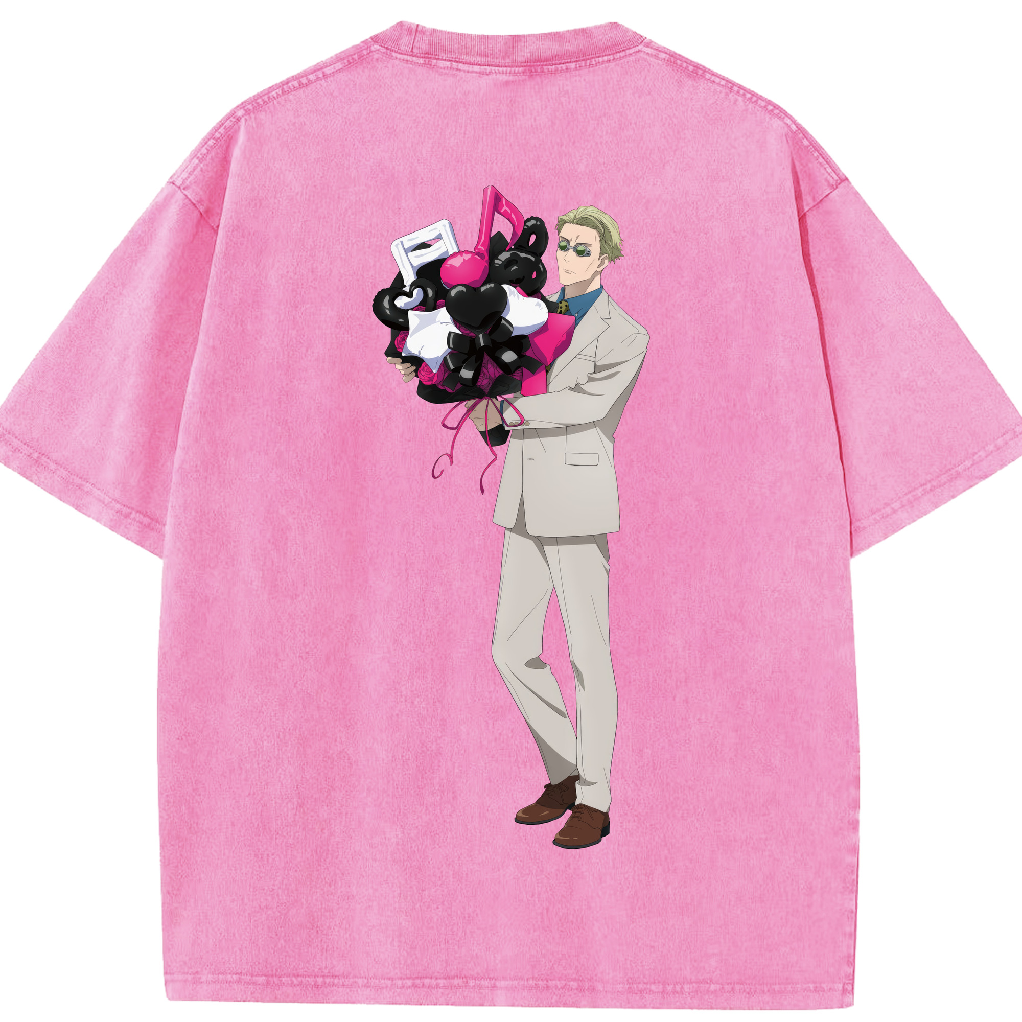 （画像用） 呪術廻戦 Jujutsu Kaisen 綿100% ヴィンテージ風 半袖Tシャツ（背面プリント）